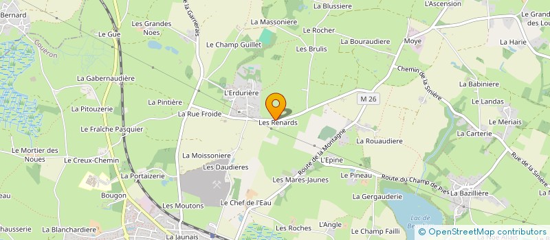 localisation de l'entreprise MONSIEUR JEAN-PAUL BIET à COUERON
