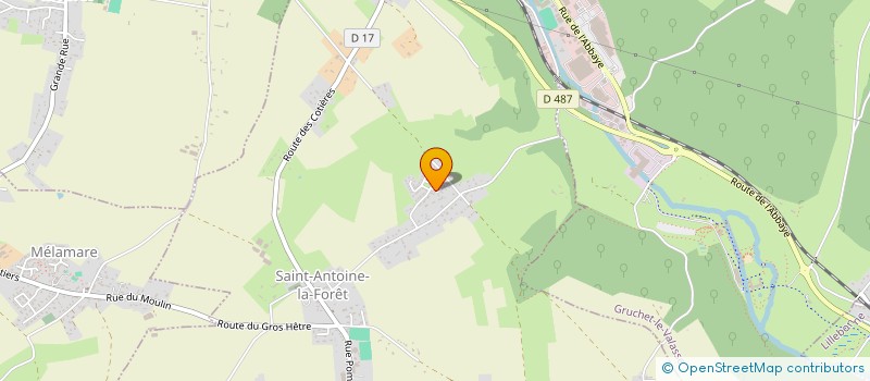 localisation de l'entreprise MONSIEUR JEAN-PAUL BIGOT  SAINT-ANTOINE-LA-FORET