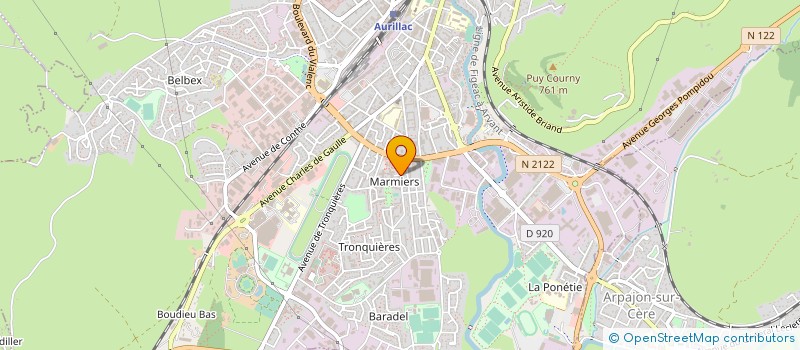 localisation de l'entreprise MONSIEUR JEAN-PAUL BILLERAIT à AURILLAC