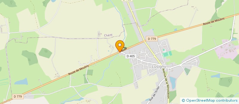 localisation de l'entreprise MONSIEUR JEAN PAUL BOCQUET  YZEURE