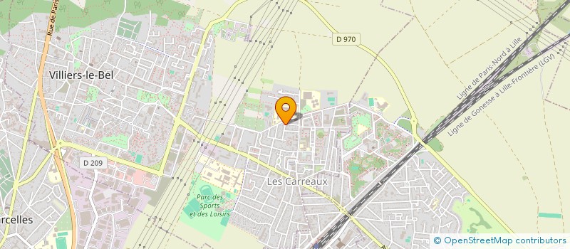 localisation de l'entreprise MONSIEUR JEAN PAUL BOGHOSSIAN  VILLIERS-LE-BEL