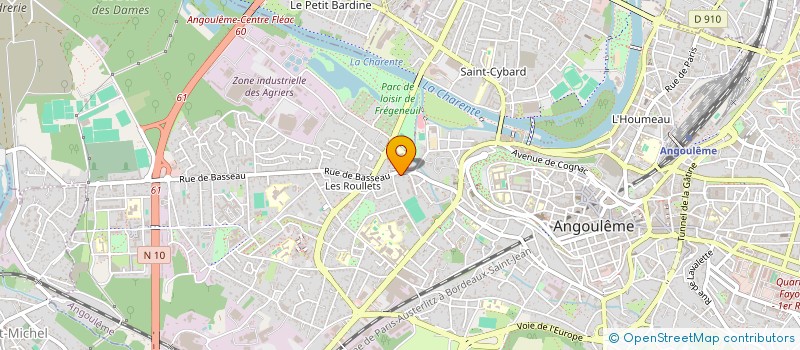 localisation de l'entreprise MONSIEUR JEAN PAUL BOISSART à ANGOULEME