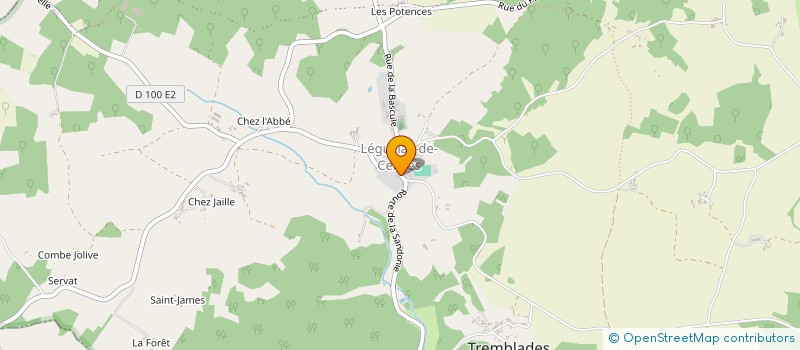 localisation de l'entreprise MONSIEUR JEAN-PAUL BONICI  MAREUIL EN PERIGORD