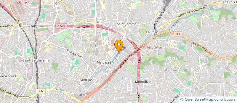 localisation de l'entreprise MONSIEUR JEAN PAUL BONNENBERGER à MARSEILLE 13