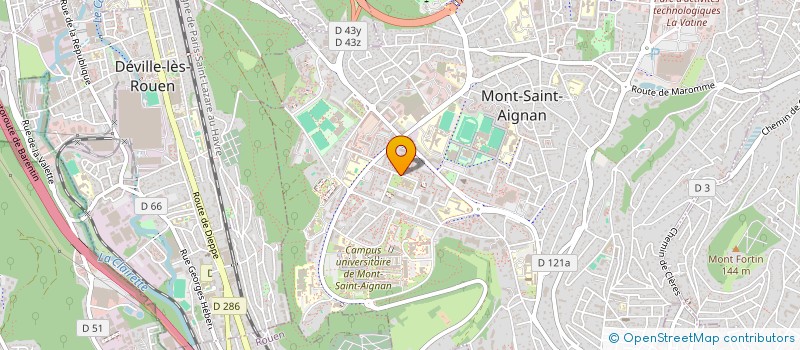 localisation de l'entreprise MONSIEUR JEAN-PAUL BONNETTO  MONT-SAINT-AIGNAN