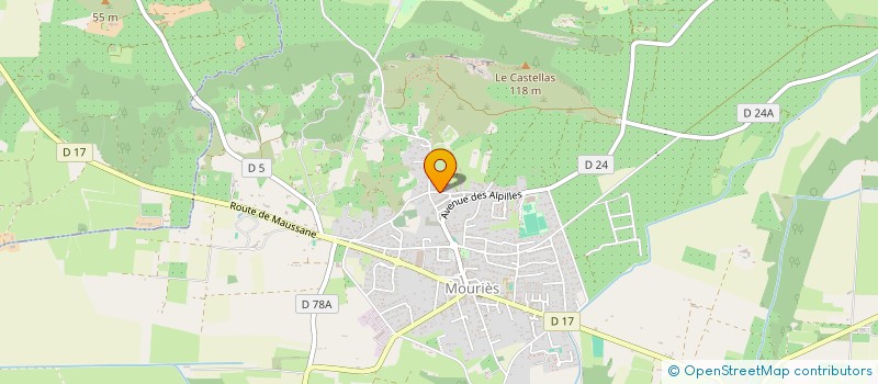 localisation de l'entreprise MONSIEUR JEAN-PAUL BONNOIS  MOURIES