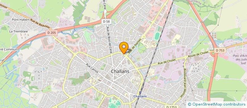 localisation de l'entreprise MONSIEUR JEAN-PAUL BOURCEREAU à CHALLANS