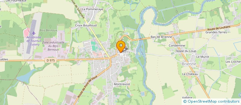 localisation de l'entreprise MONSIEUR JEAN-PAUL BOURDON  CUISERY