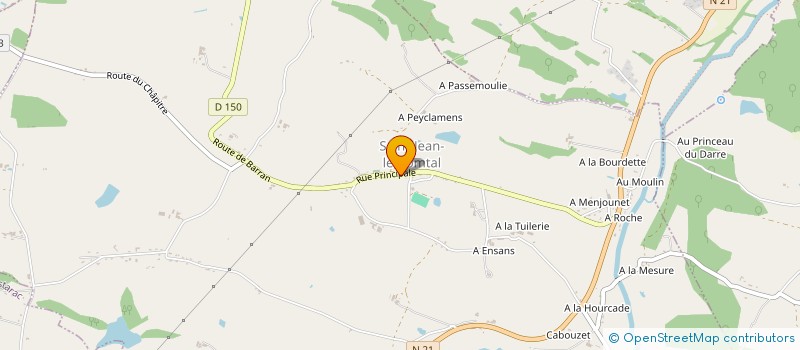 localisation de l'entreprise MONSIEUR JEAN-PAUL BOURGADE  AUTERIVE