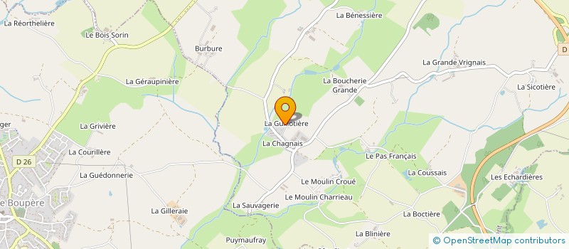 localisation de l'entreprise MONSIEUR JEAN-PAUL BRIN à MEILLERAIE-TILLAY (LA)