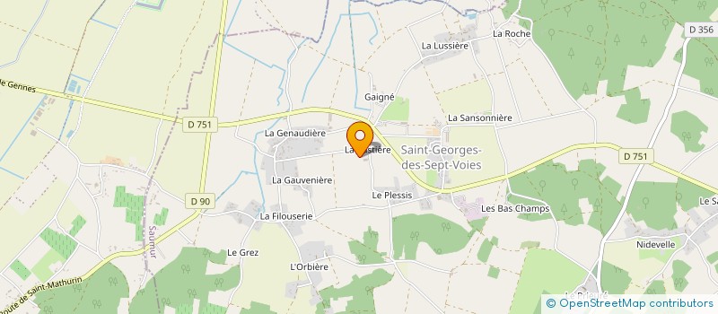 localisation de l'entreprise MONSIEUR JEAN-PAUL BRISSET à GENNES-VAL-DE-LOIRE