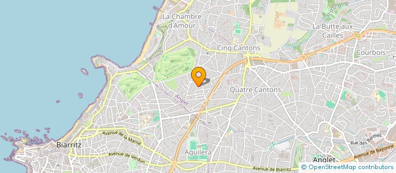 localisation de l'entreprise MONSIEUR JEAN-PAUL BRIY à ANGLET