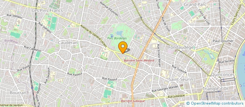 localisation de l'entreprise MONSIEUR JEAN-PAUL BROUSTET à BORDEAUX