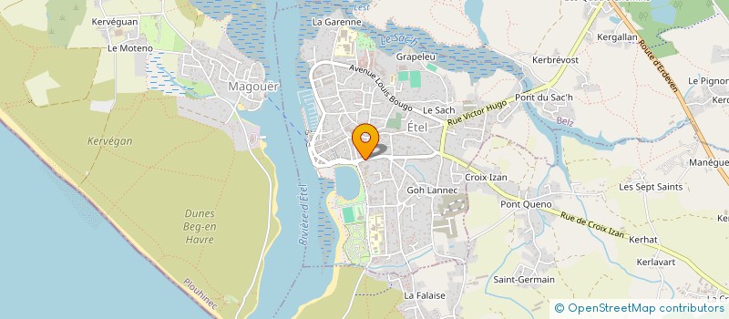 localisation de l'entreprise MONSIEUR JEAN-PAUL BRUNEL  ETEL