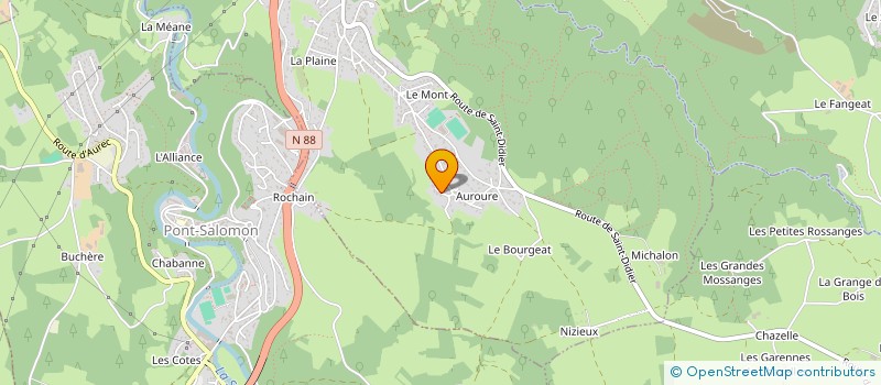 localisation de l'entreprise MONSIEUR JEAN-PAUL BRUYERE  SAINT-FERREOL-D'AUROURE