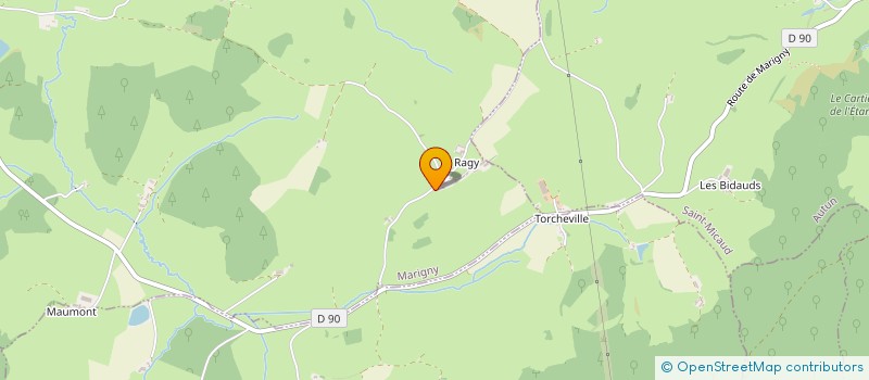 localisation de l'entreprise MONSIEUR JEAN PAUL BUGAUT  MARIGNY