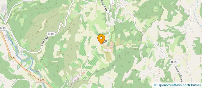 localisation de l'entreprise MONSIEUR JEAN-PAUL BUSI  CASENEUVE