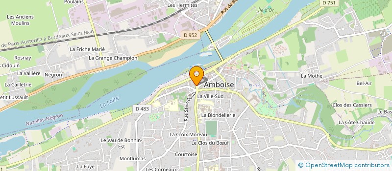 localisation de l'entreprise MONSIEUR JEAN-PAUL CAILLAUX  AMBOISE