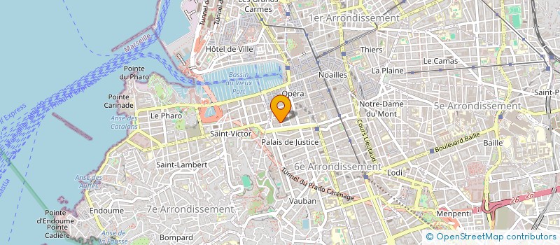 localisation de l'entreprise MONSIEUR JEAN-PAUL CAMOIN  MARSEILLE