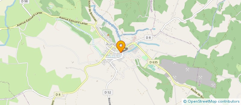 localisation de l'entreprise MONSIEUR JEAN-PAUL CANCY  AURIGNAC