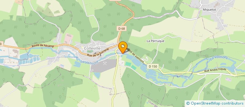 localisation de l'entreprise MONSIEUR JEAN-PAUL CANDELIER  COLLEVILLE