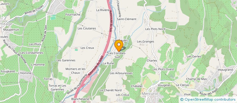 localisation de l'entreprise MONSIEUR JEAN-PAUL CARAT  MERCUROL-VEAUNES