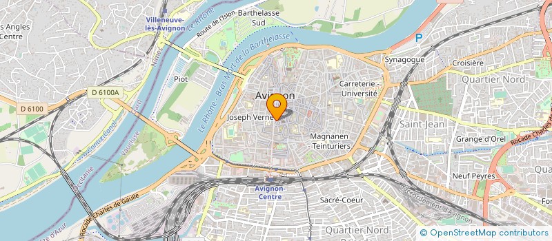 localisation de l'entreprise MONSIEUR JEAN-PAUL CARAYON  AVIGNON