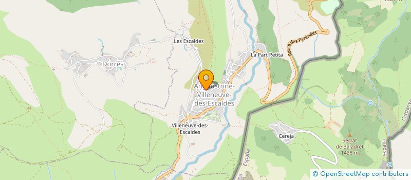 localisation de l'entreprise MONSIEUR JEAN-PAUL CARCY  ANGOUSTRINE-VILLENEUVE-DES-ESCALDES