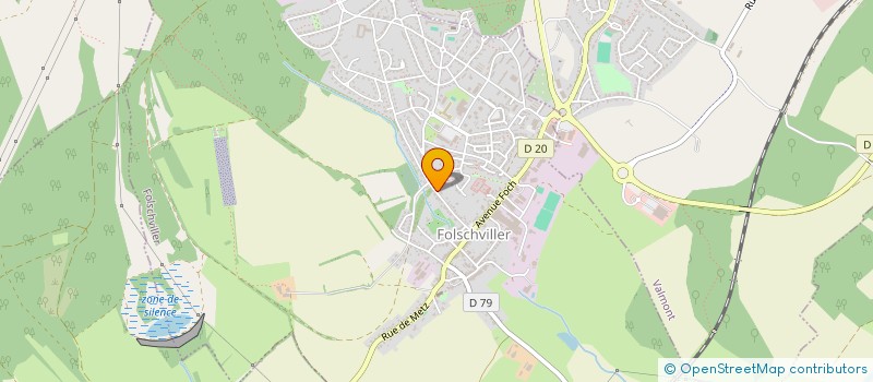 localisation de l'entreprise MONSIEUR JEAN-PAUL CARME  FOLSCHVILLER