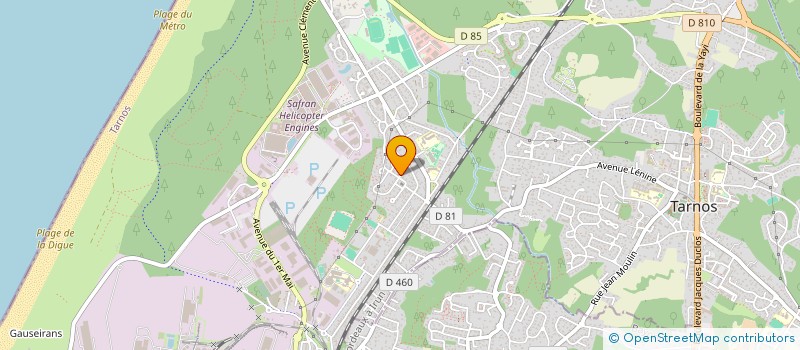 localisation de l'entreprise MONSIEUR JEAN-PAUL CARRERE  TARNOS