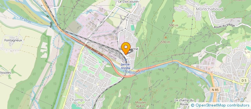 localisation de l'entreprise MONSIEUR JEAN-PAUL CARRIGNON  JARRIE