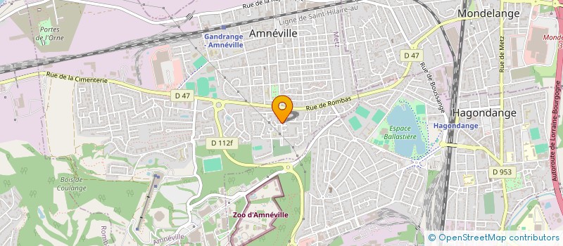 localisation de l'entreprise MONSIEUR JEAN PAUL CHABEAUX  AMNEVILLE