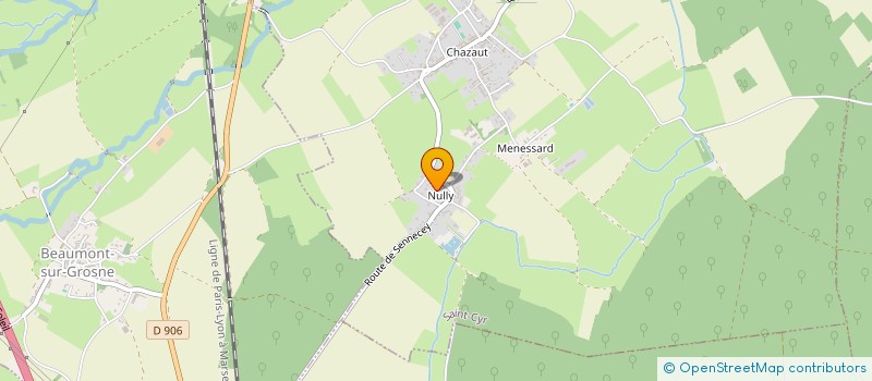 localisation de l'entreprise MONSIEUR JEAN-PAUL CHAILLET  SAINT-CYR