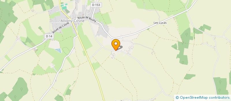 localisation de l'entreprise MONSIEUR JEAN-PAUL CHALON à ALLIGNY-COSNE