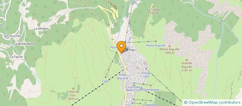 localisation de l'entreprise MONSIEUR JEAN-PAUL CHALVIN  LES DEUX ALPES