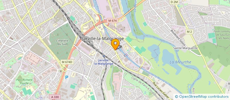 localisation de l'entreprise MONSIEUR JEAN PAUL CHAPELIER  JARVILLE-LA-MALGRANGE