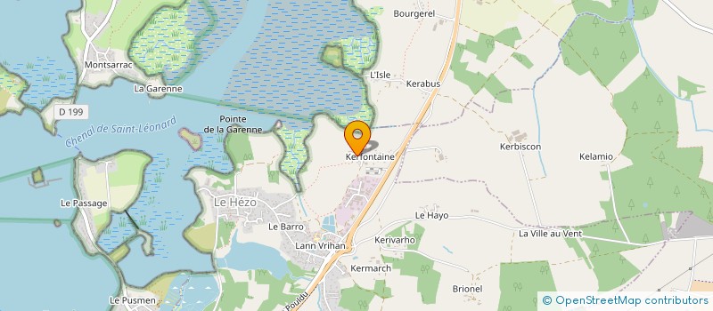 localisation de l'entreprise MONSIEUR JEAN-PAUL CHAPLET à LE HEZO
