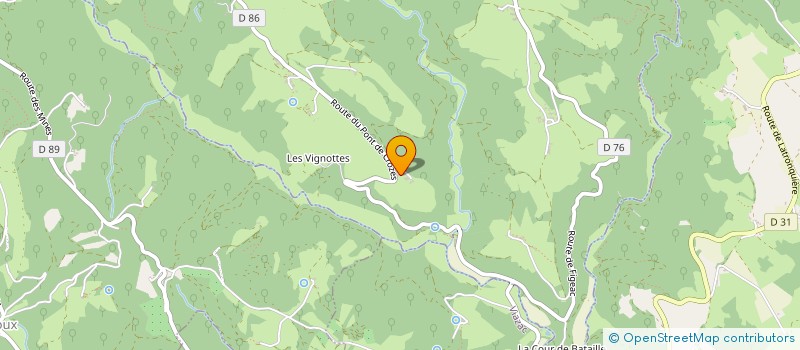 localisation de l'entreprise MONSIEUR JEAN-PAUL CHARILLON  CUZAC