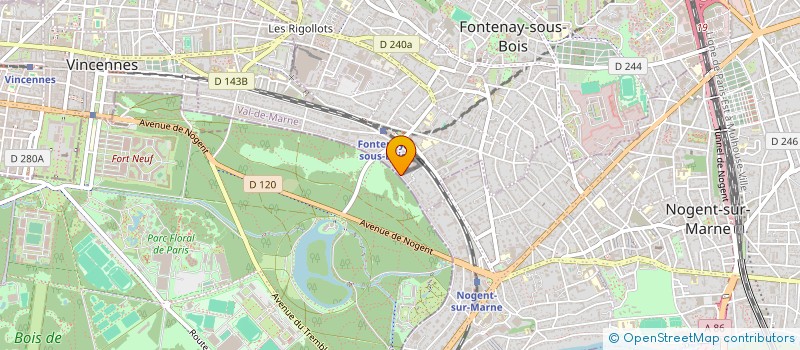 localisation de l'entreprise MONSIEUR JEAN-PAUL CHARLEC à FONTENAY-SOUS-BOIS