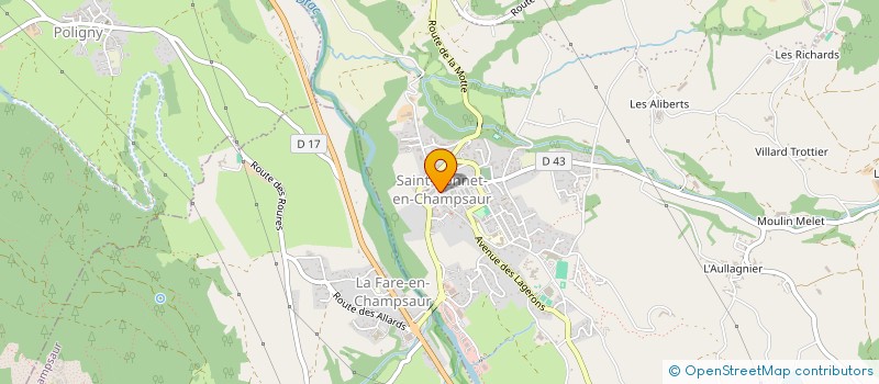 localisation de l'entreprise MONSIEUR JEAN-PAUL CHARLES  SAINT-BONNET-EN-CHAMPSAUR