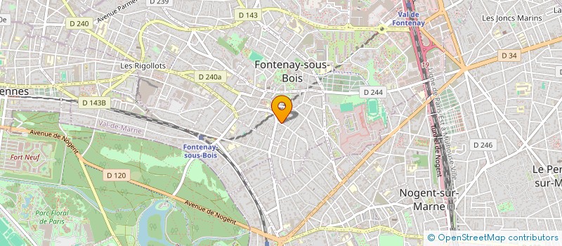 localisation de l'entreprise MONSIEUR JEAN PAUL CHARLES MAGNIN à FONTENAY-SOUS-BOIS