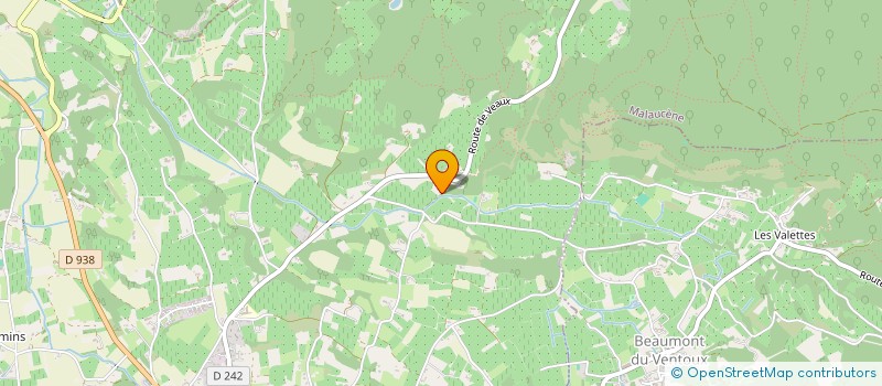 localisation de l'entreprise MONSIEUR JEAN-PAUL CHARRASSE  MALAUCENE