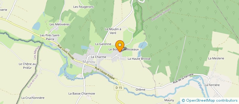 localisation de l'entreprise MONSIEUR JEAN PAUL CHARRIER à MANOU