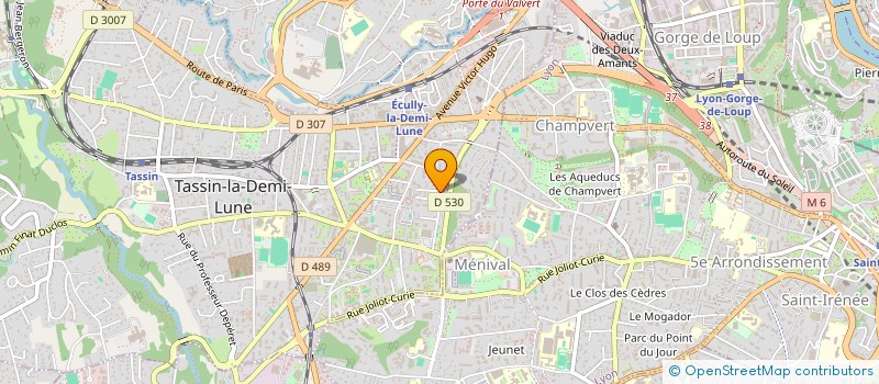 localisation de l'entreprise MONSIEUR JEAN-PAUL CHAZAL  TASSIN-LA-DEMI-LUNE