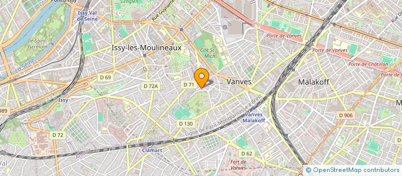 localisation de l'entreprise MONSIEUR JEAN-PAUL CHEBBO à VANVES
