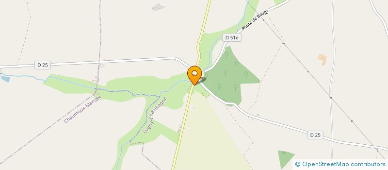 localisation de l'entreprise MONSIEUR JEAN-PAUL CHERRIER  LUGNY-CHAMPAGNE