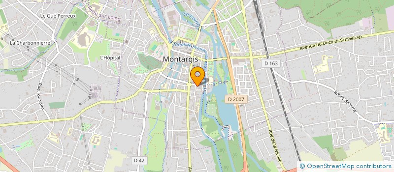 localisation de l'entreprise MONSIEUR JEAN PAUL CHESNOY à MONTARGIS