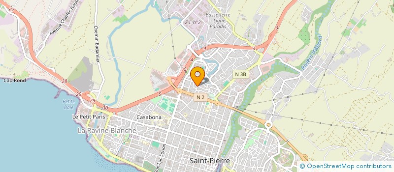localisation de l'entreprise MONSIEUR JEAN-PAUL CHIMON à SAINT-PIERRE