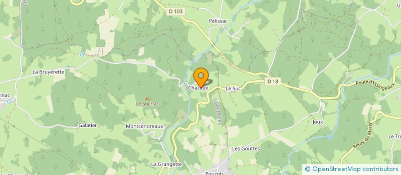 localisation de l'entreprise MONSIEUR JEAN-PAUL CHIROUZES à YSSINGEAUX