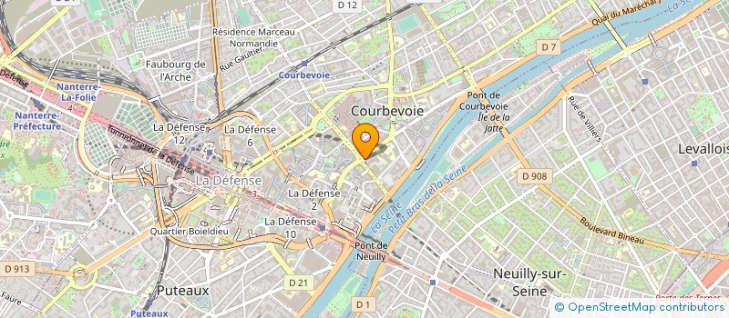 localisation de l'entreprise MONSIEUR JEAN-PAUL CHODKIEWIEZ  COURBEVOIE